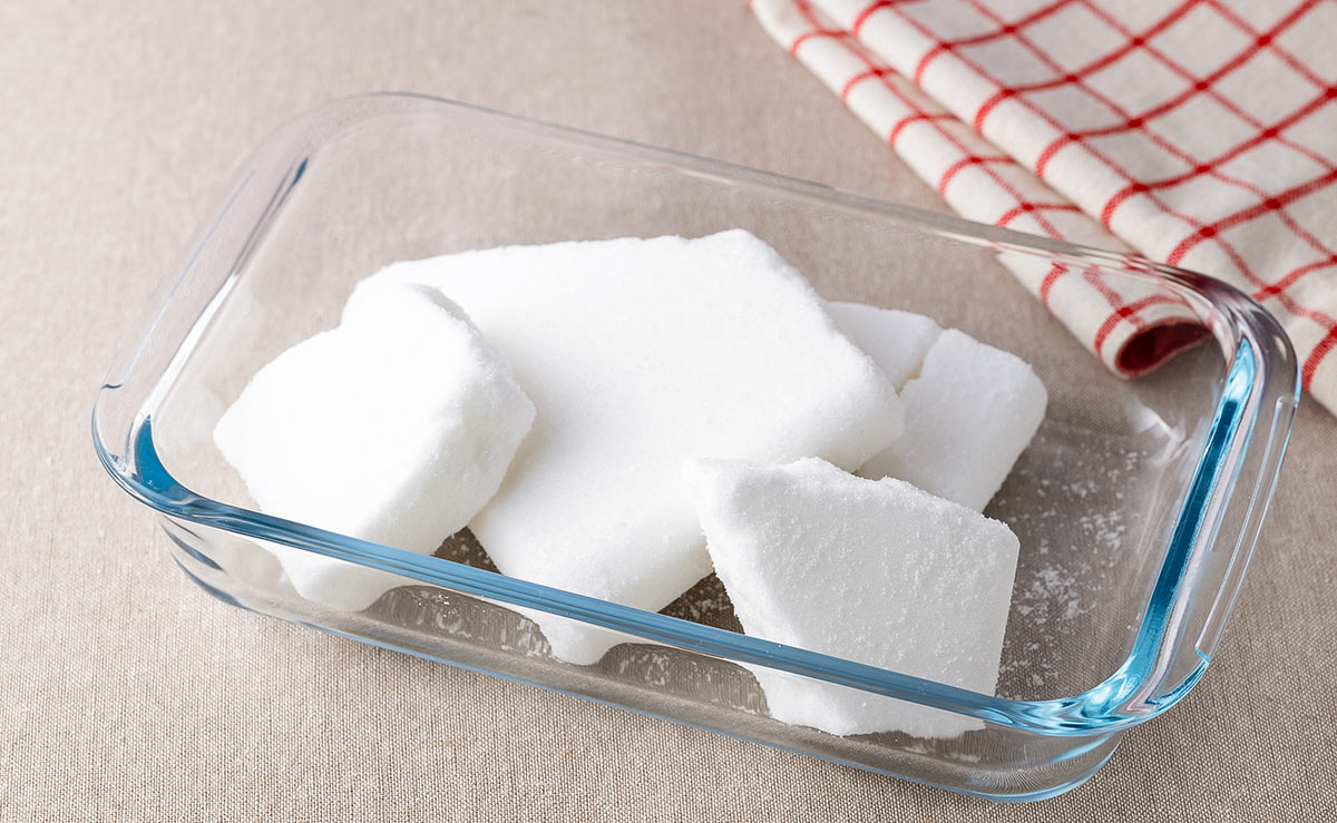 かたまった上白糖をほぐしてみました